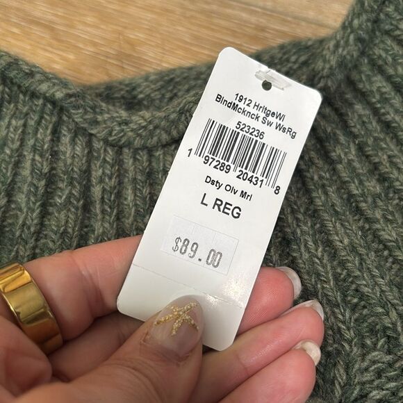 NWT L.L.Bean Heritage Blend Sweater - Picture 3 of 4